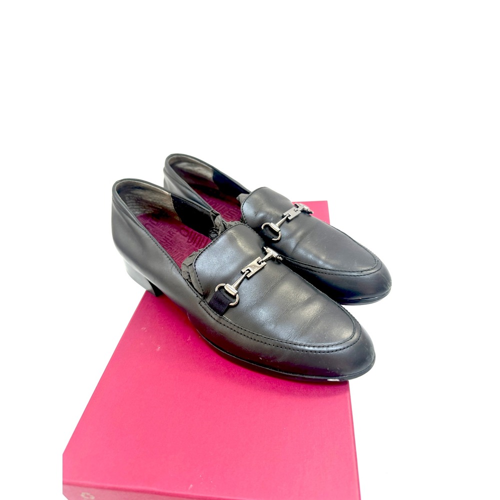 Munro Harrison II Black Leather Loafers Womens 8.5 Narrow Comfort Shoes USA - Picture 4 of 10